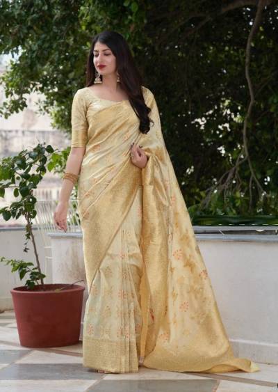 Manshika Silk By Manjubaa Soft Banarasi Silk Saree Collection